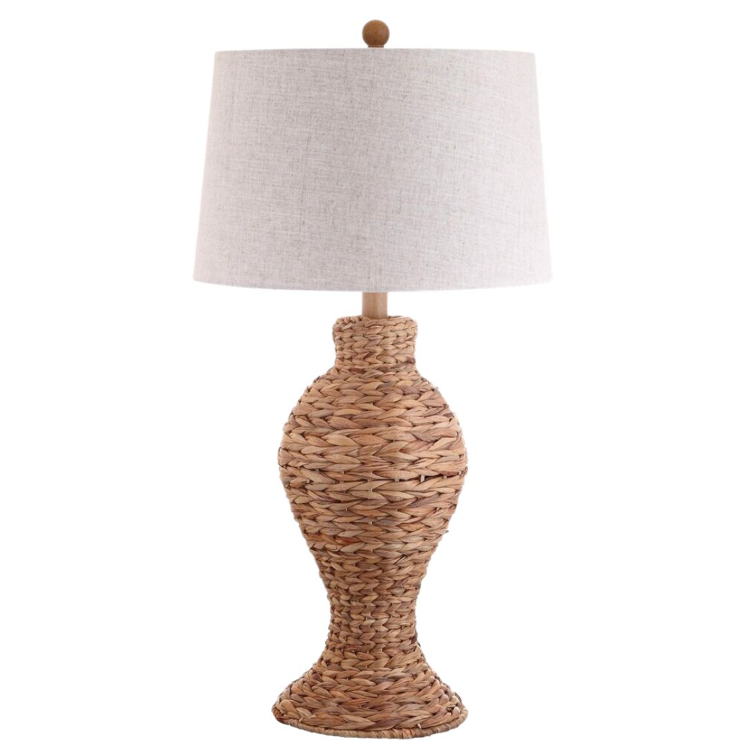 seagrass weave lamp with shade - bed bath and beyond