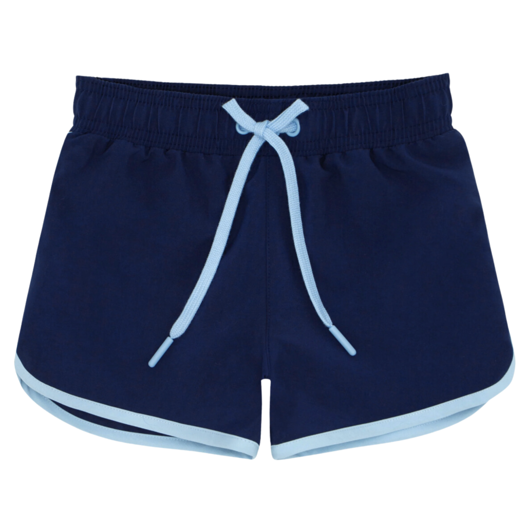 navy boys board short - minnow