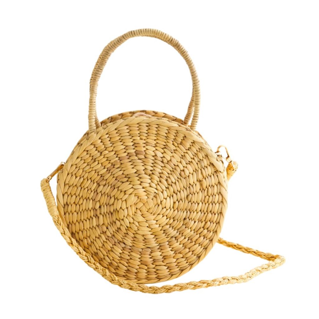 circular woven cross-body bag - abercrombie