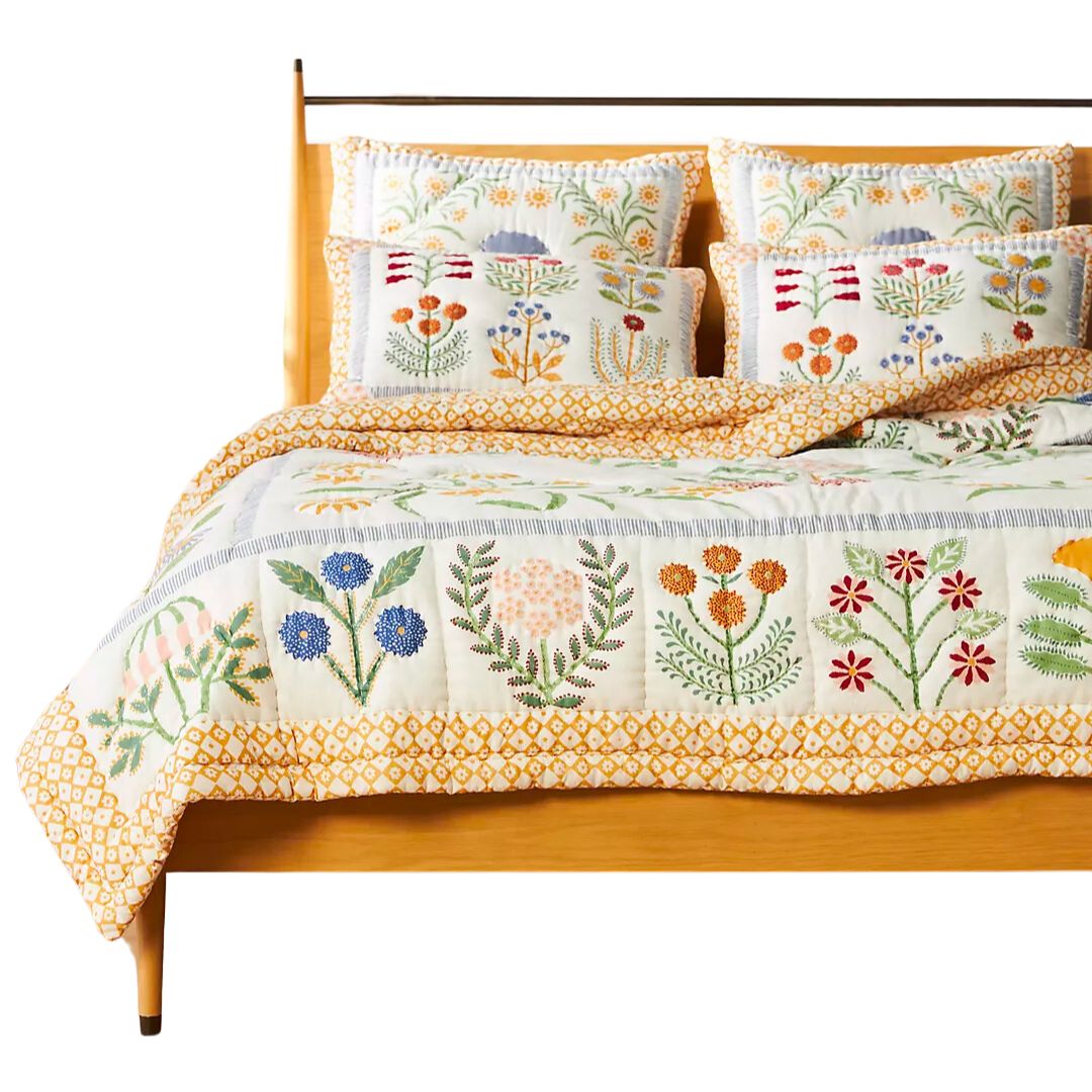 ellen merchant cottage core quilt - anthropologie