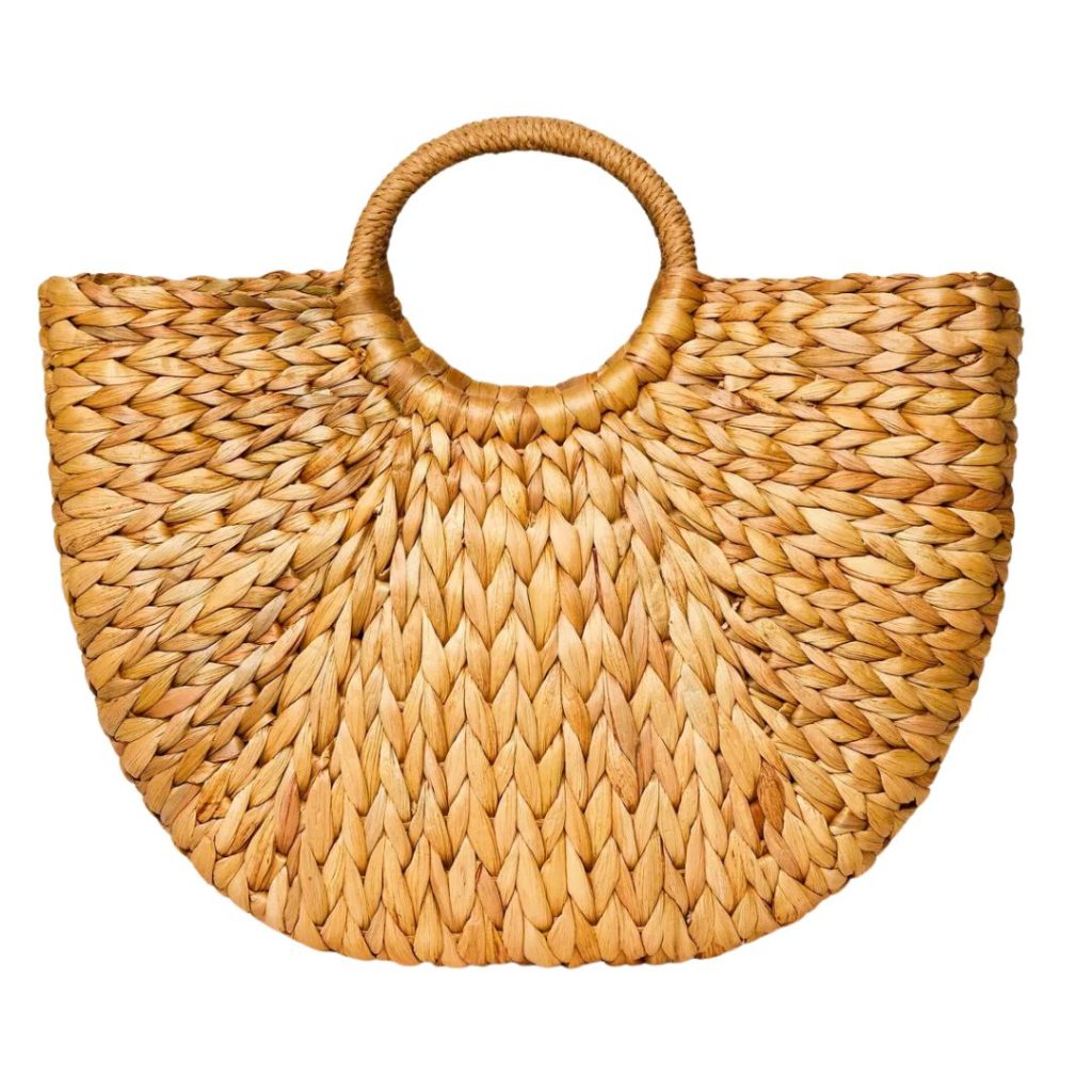 large straw woven handheld tote - target