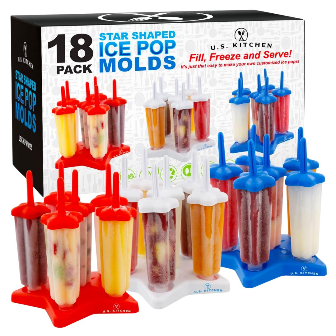 star shaped ice pop molds - amazon