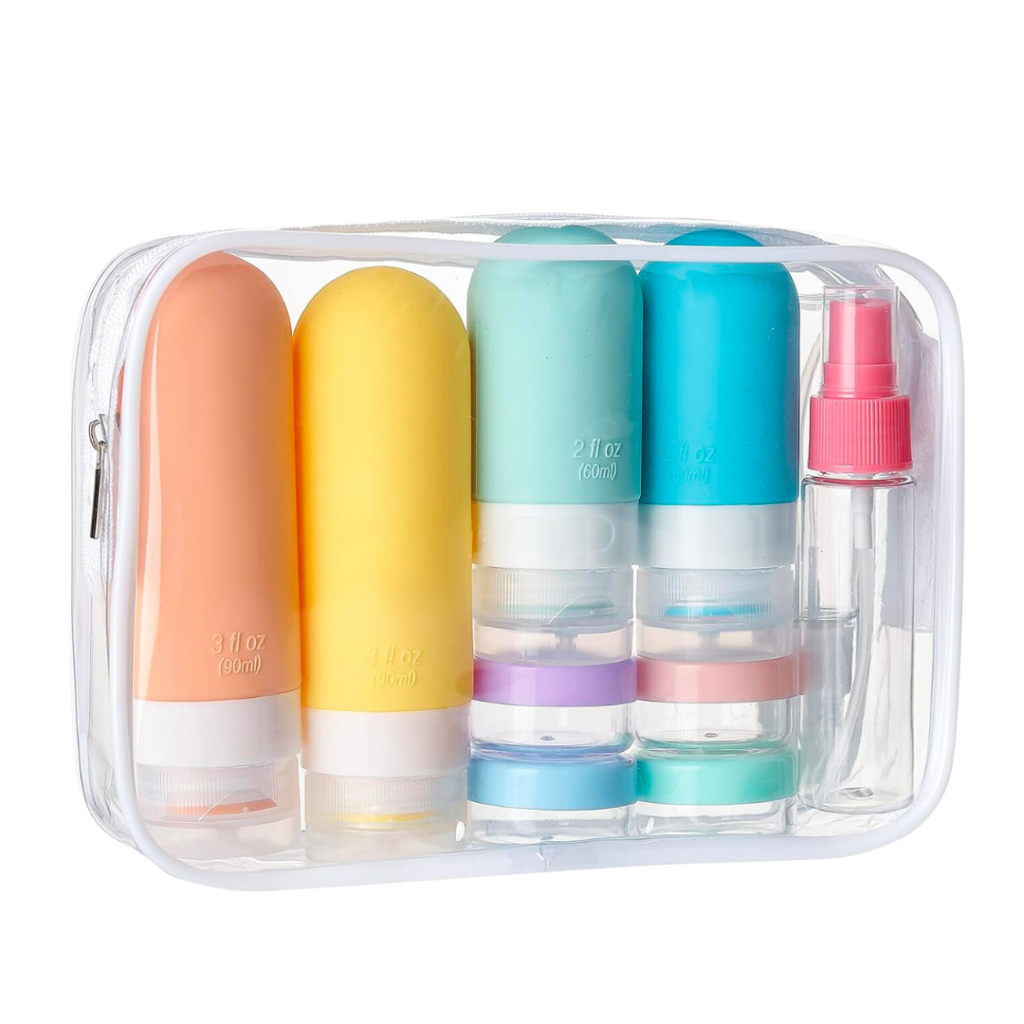 16 Pack TSA Approved Leak Proof Silicone Squeezable Containers for Toiletries - Amazon